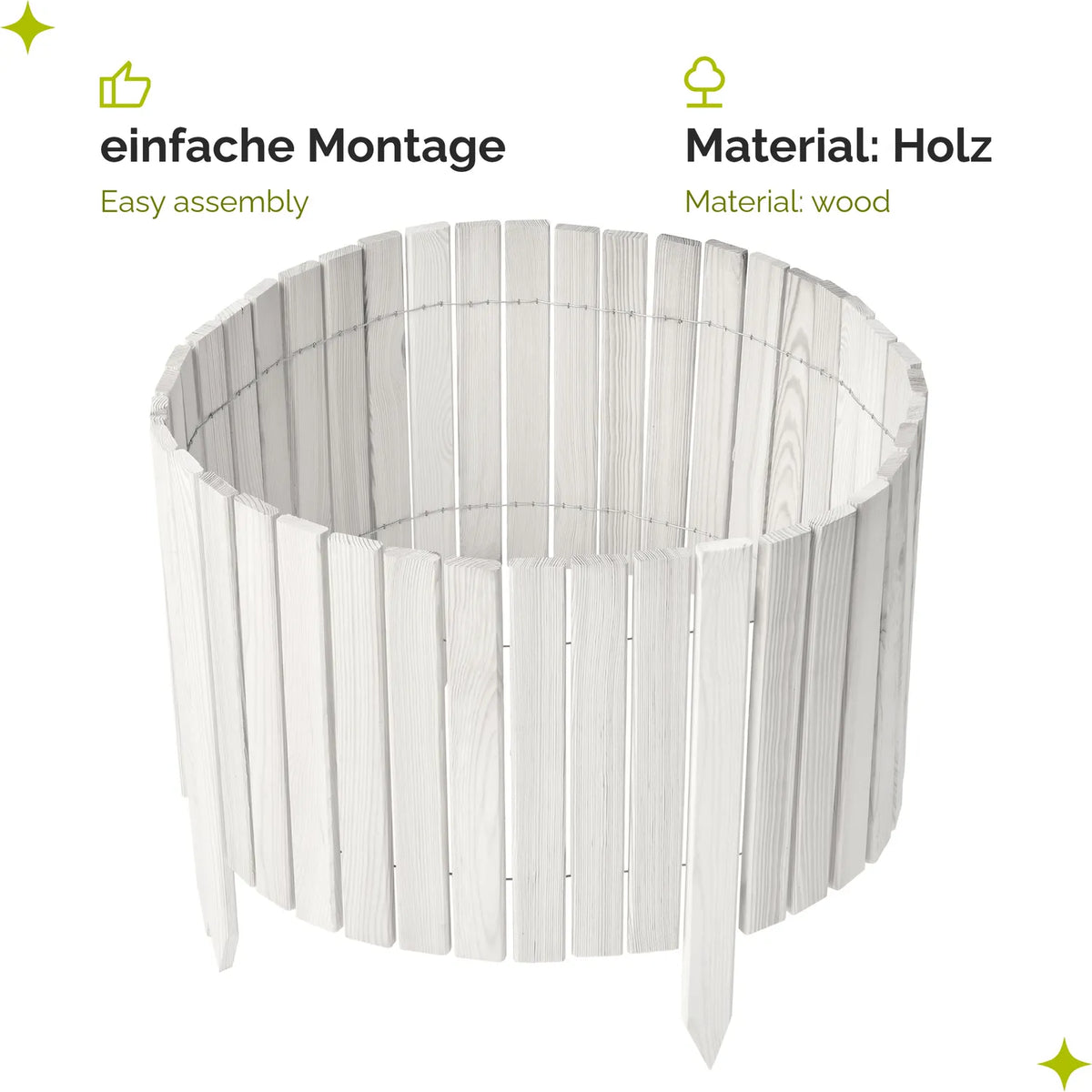 #Farbe_Weiß#Höhe_40 cm