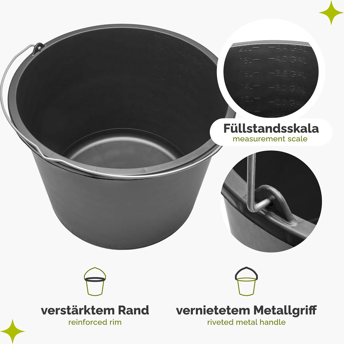 #Farbe_Schwarz#Größe_20 L