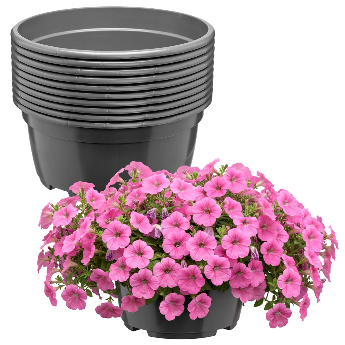 #Größe_Ø21 x 10,5 cm (3L)#Set_10 Töpfe#Farbe_Anthrazit