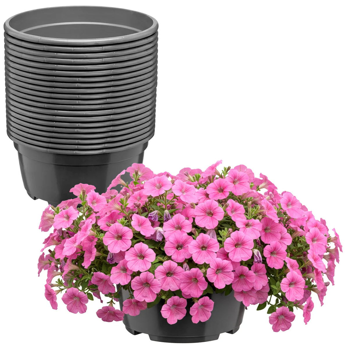 #Größe_Ø21 x 10,5 cm (3L)#Set_20 Töpfe#Farbe_Anthrazit