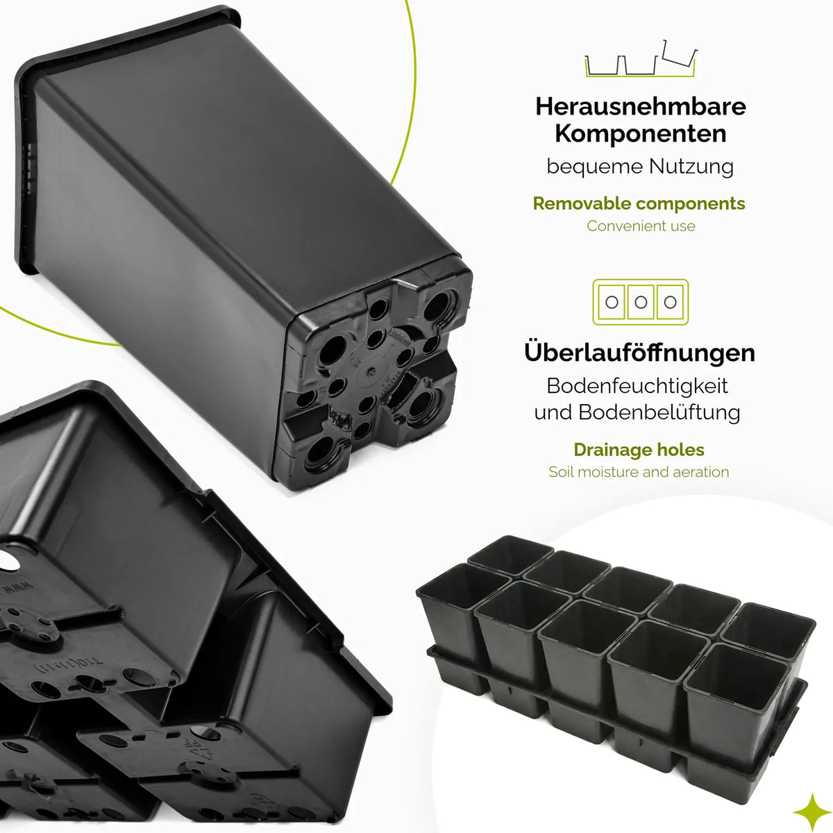 #Größe_Transporttray mit 10 x 1,7L Töpfen