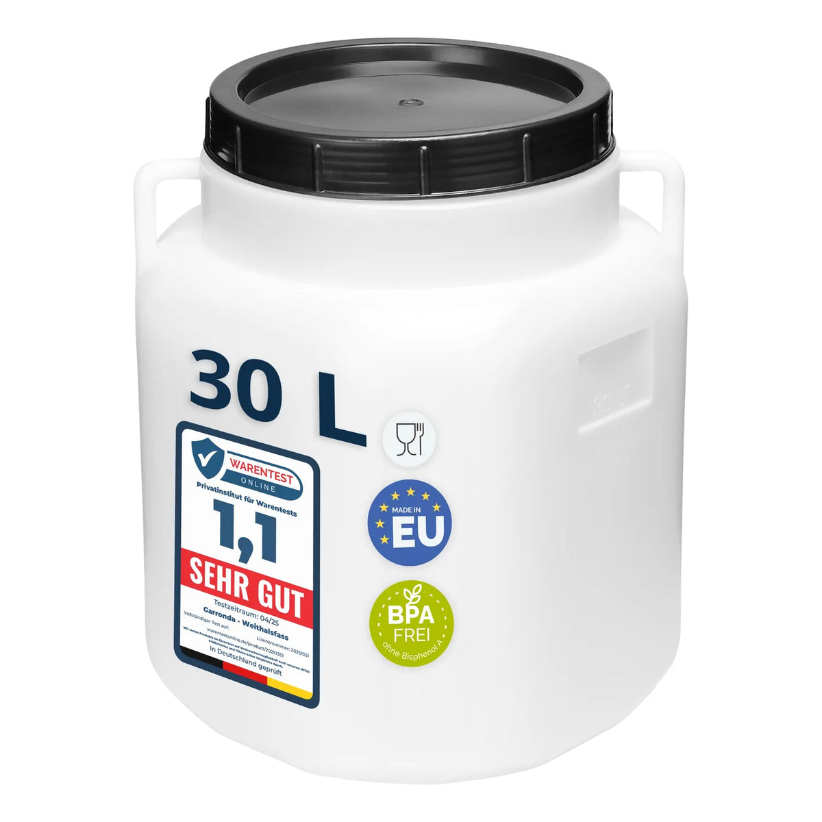 #Farbe_Weiß#Kapazität_30 L