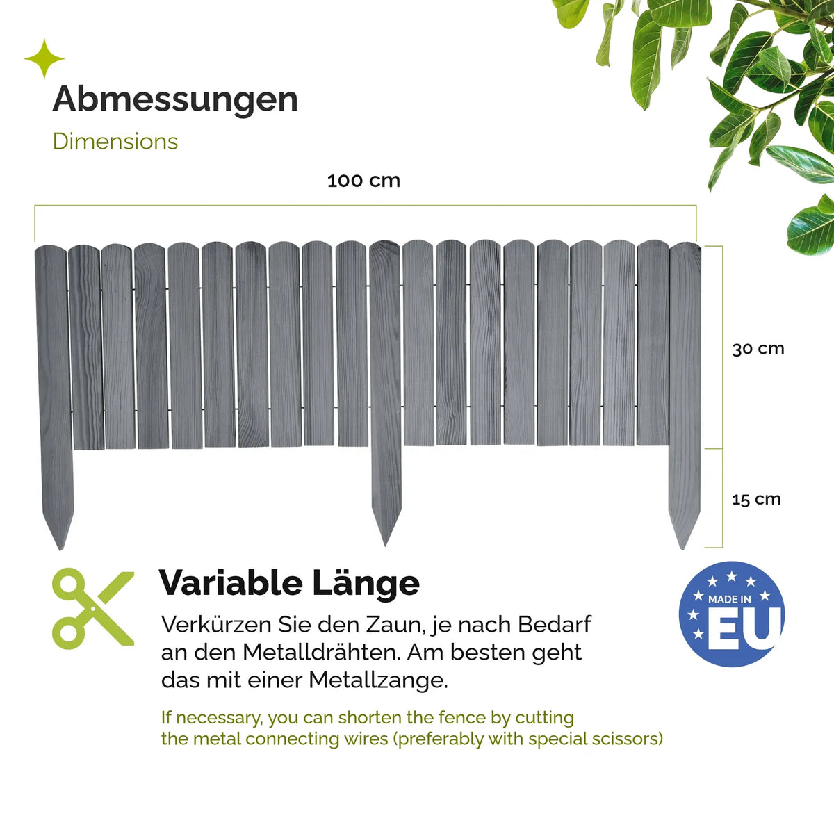 #Farbe_Grau#Höhe_30 cm