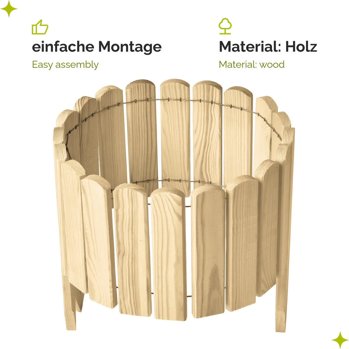 #Farbe_Natural (nicht imprägniert)#Höhe_20 cm