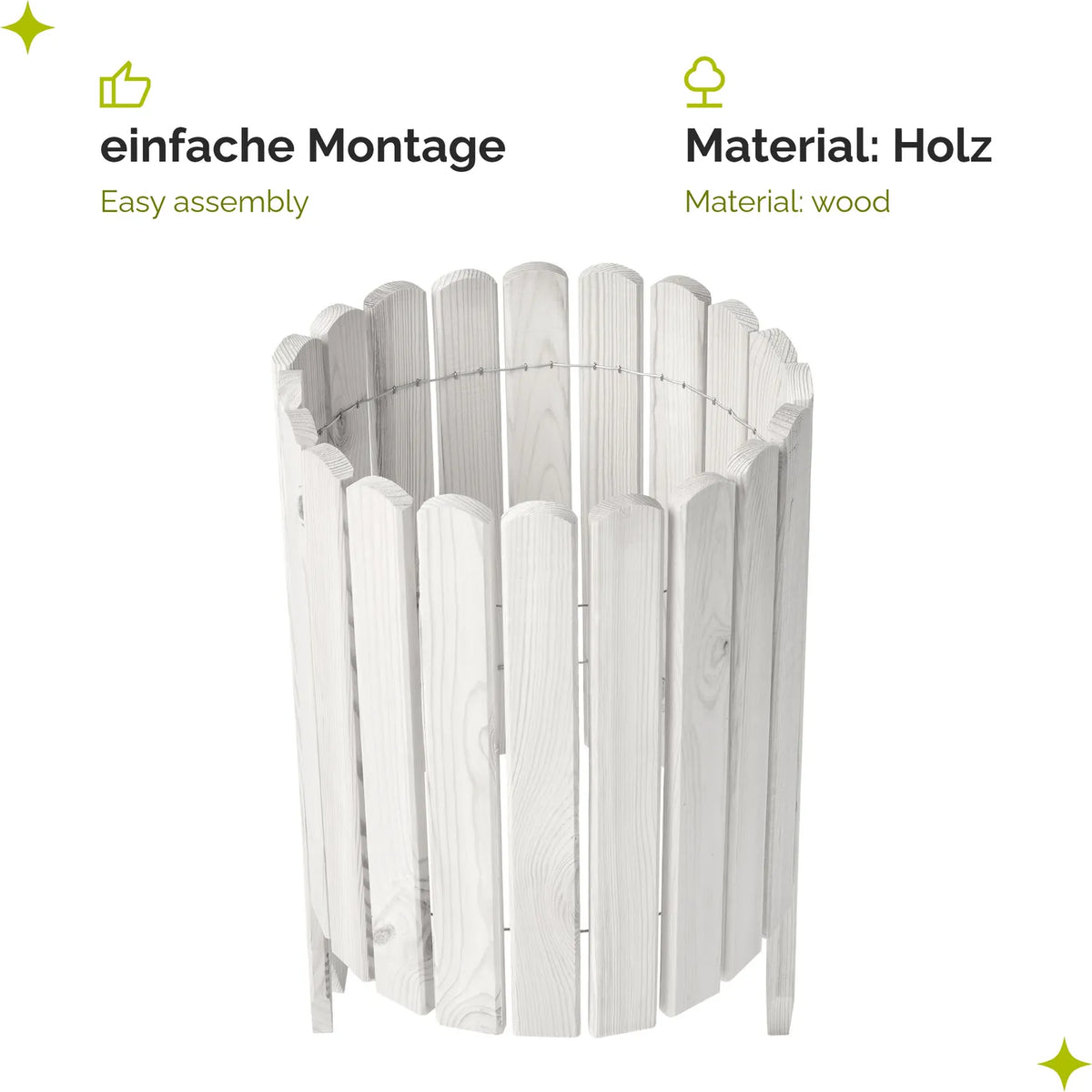 #Farbe_Weiß#Höhe_40 cm