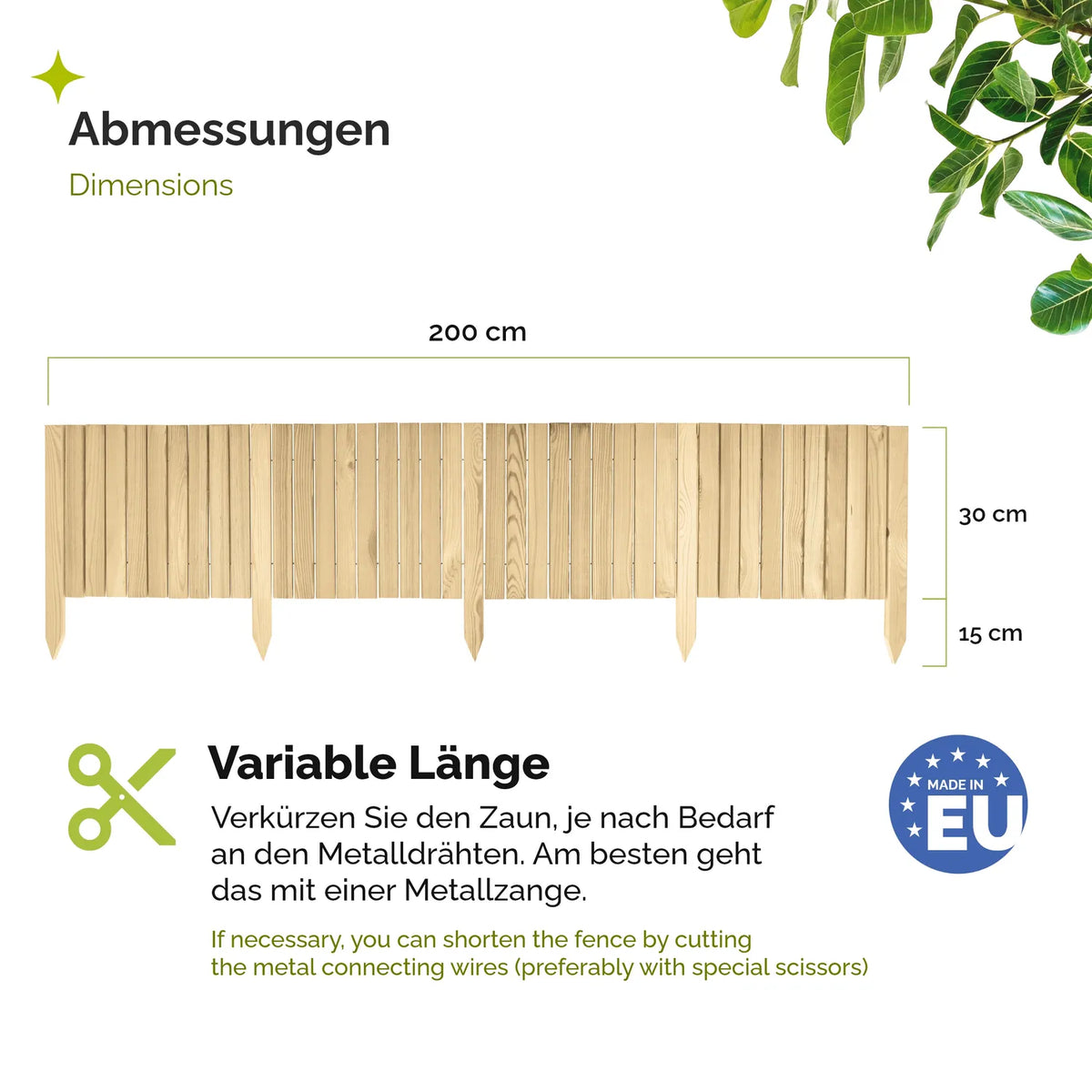 #Farbe_Natural (nicht imprägniert)#Höhe_40 cm