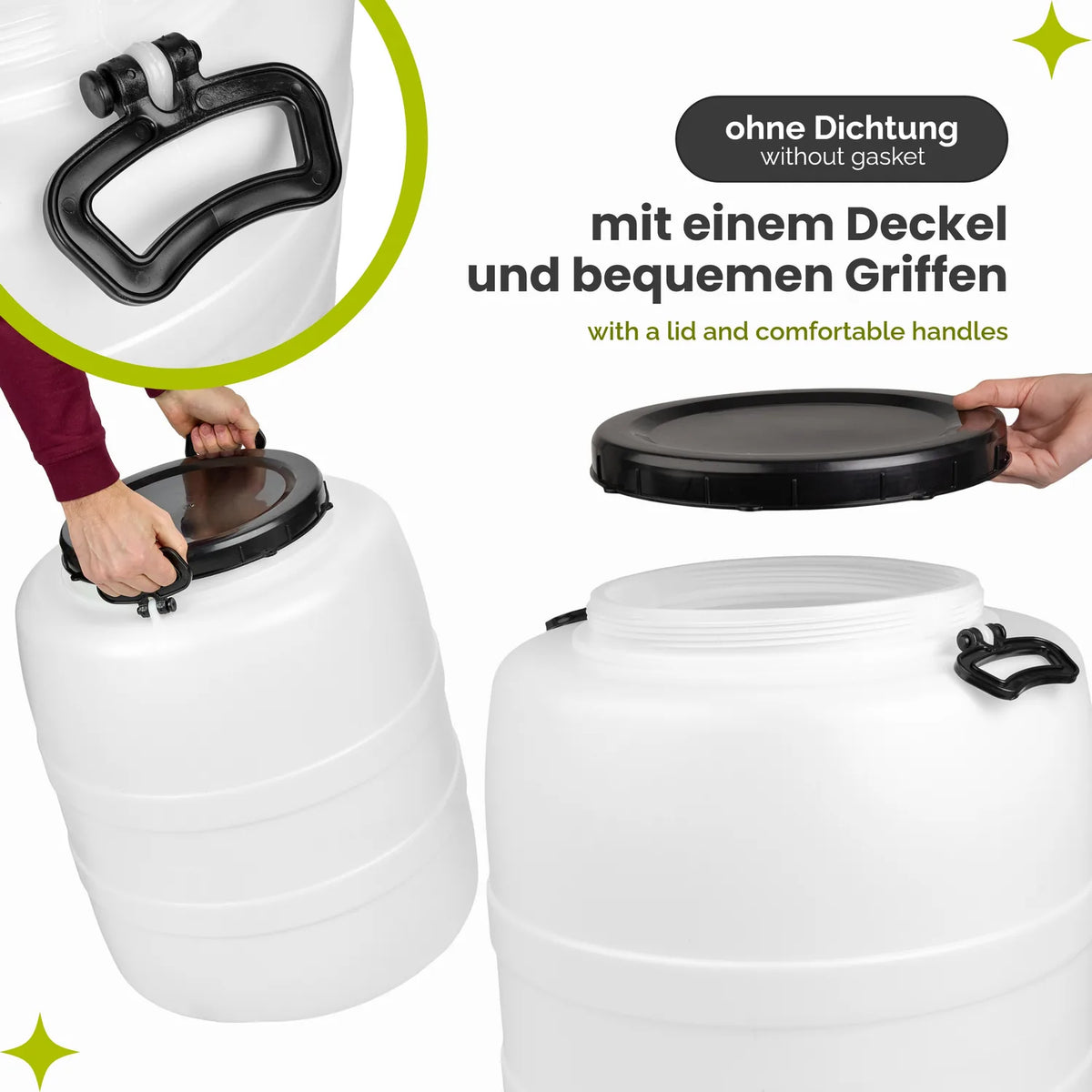 #Kapazität_90 L (mit Hahn und Pressring)