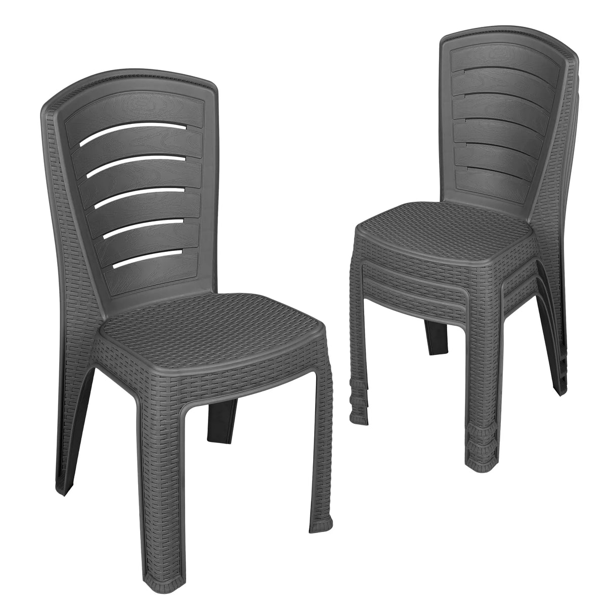 #Farbe_Anthrazit#Set_4 Stühle