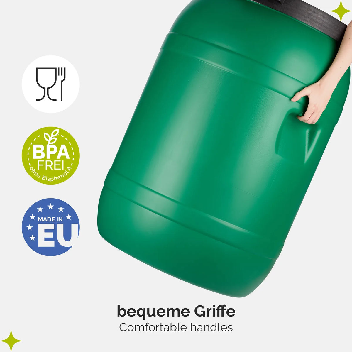 #Farbe_Grün#Kapazität_220 L