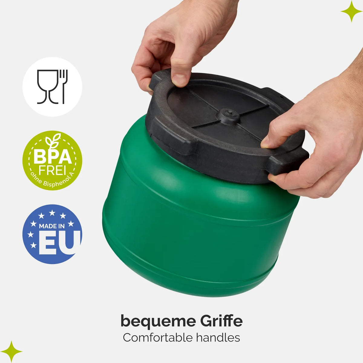 #Farbe_Grün#Kapazität_5 L
