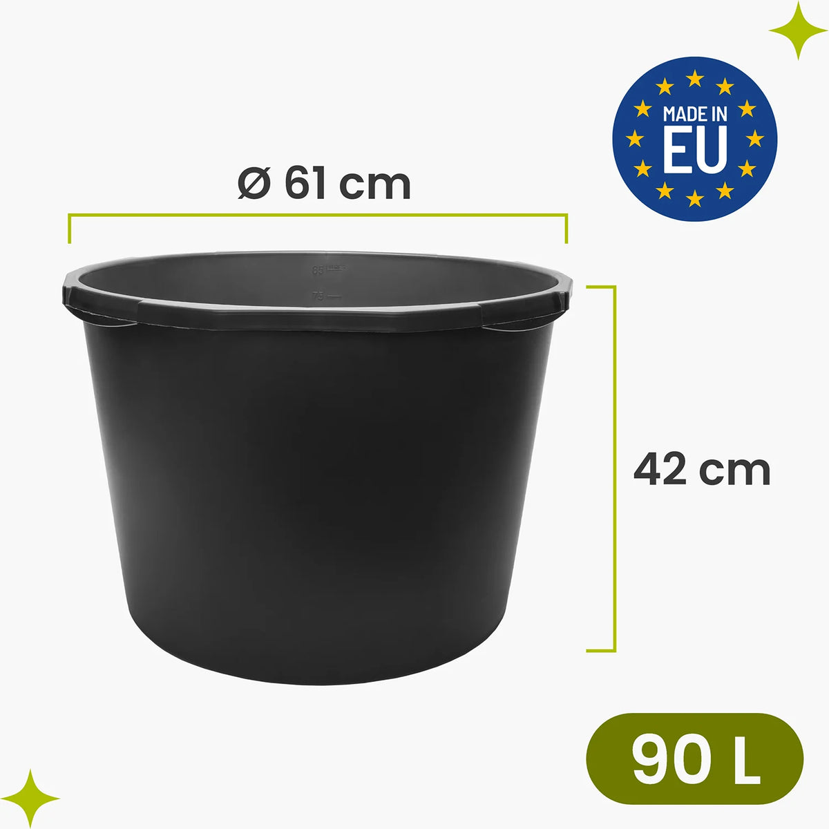 #Farbe_Schwarz#Größe_90 L