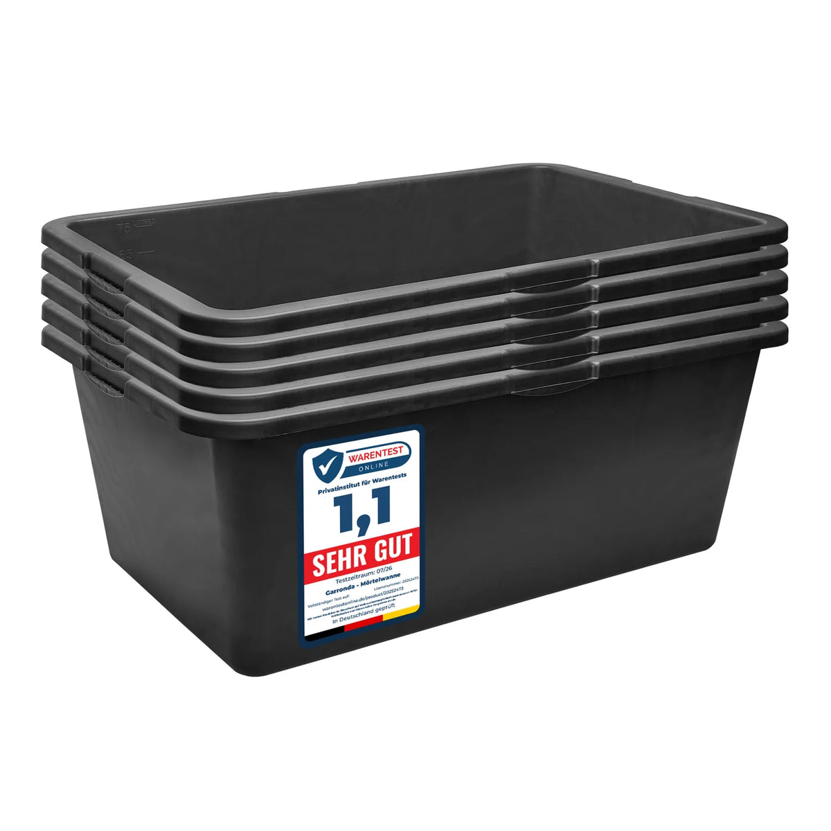 #Farbe_Schwarz#Größe_80 L#Set_5 Stück