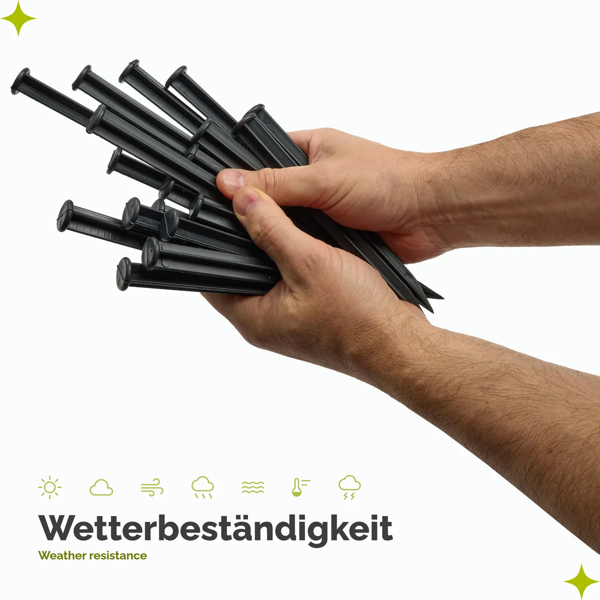 Kunststoffanker 18 cm für Rasenkante Beeteinfassung GD-0159