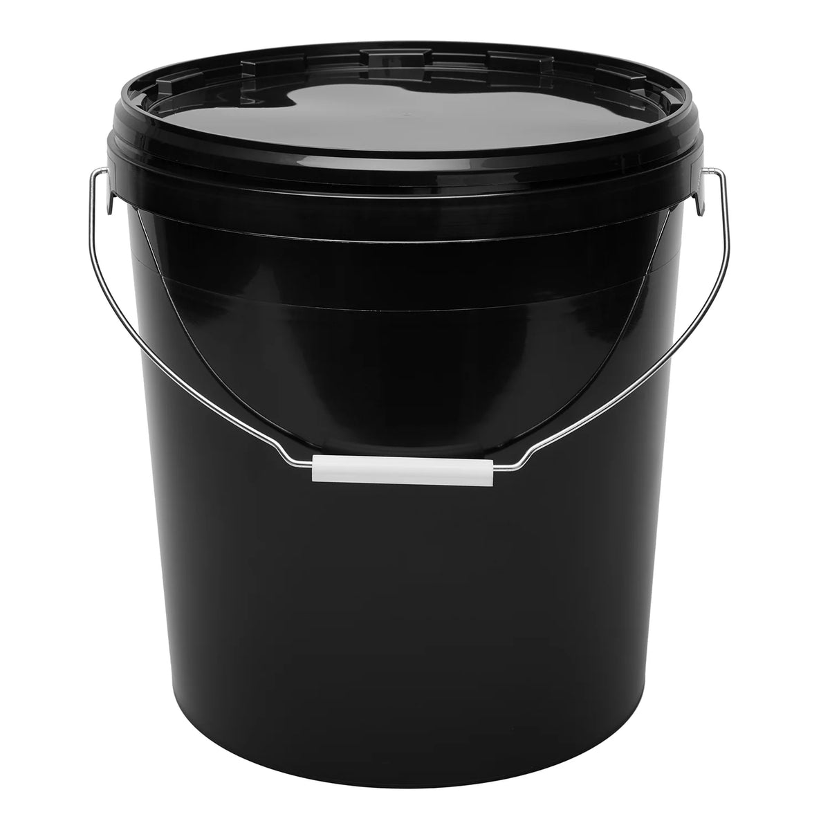 Eimer mit Deckel für Lebensmittel und Chemikalien Schwarz GD-0104