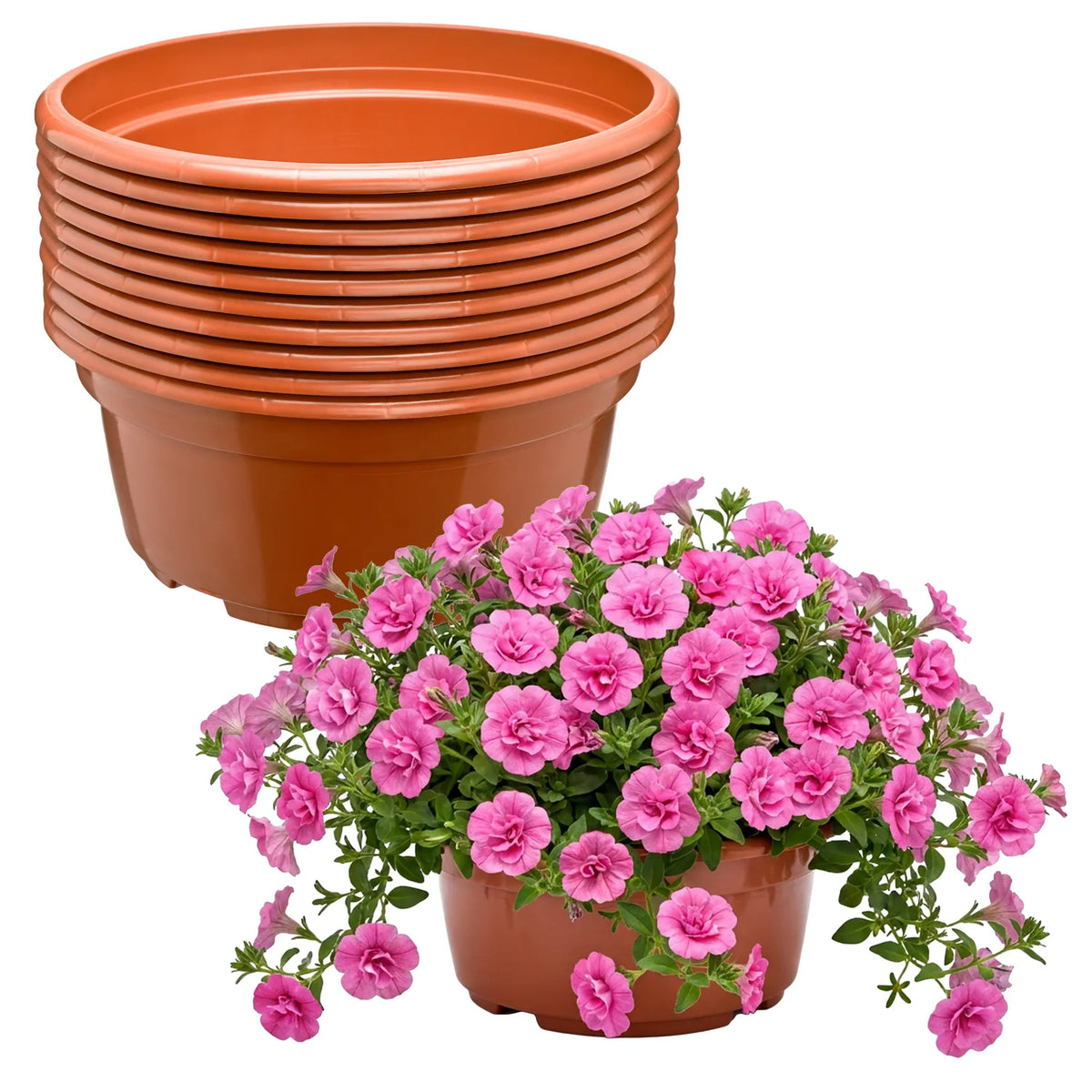 #Größe_Ø23 x 11 cm (3,5L)#Set_10 Töpfe#Farbe_Terrakotta