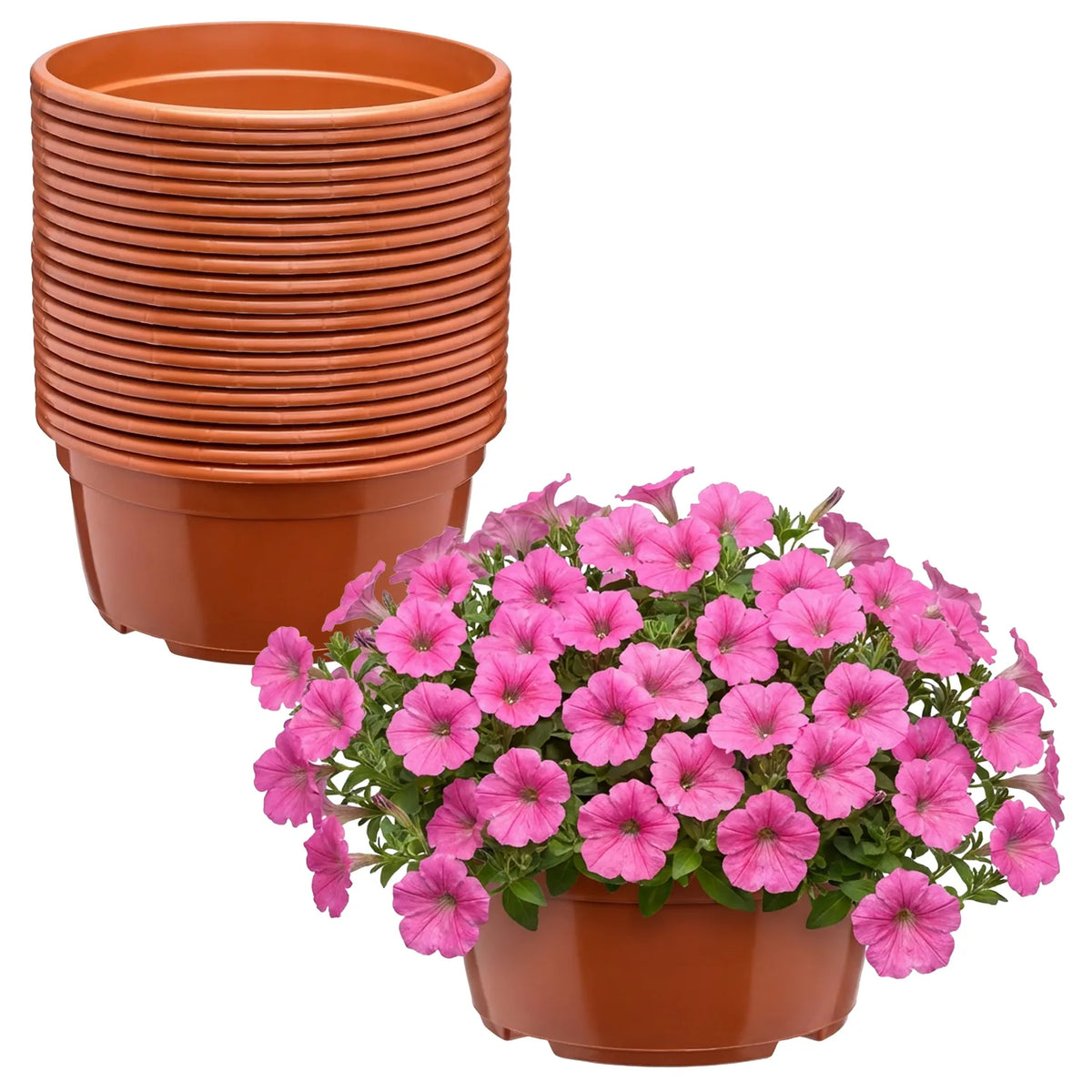 #Größe_Ø 19 x 9,5 cm (2,2L)#Set_20 Töpfe#Farbe_Terrakotta