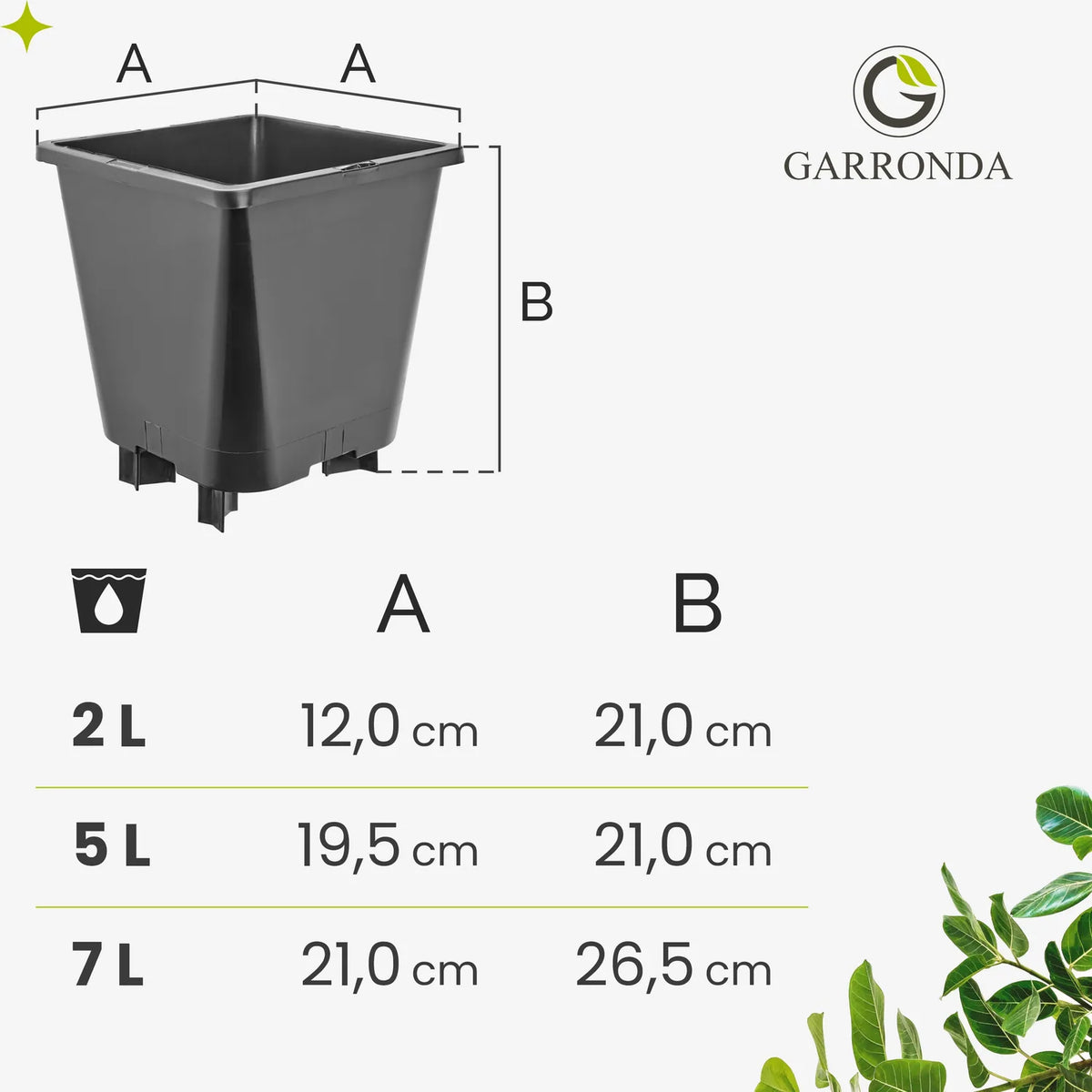 Pflanztöpfe für Erdbeeren und Himbeeren - Blumentöpfe für Hydrokultur GD-0206