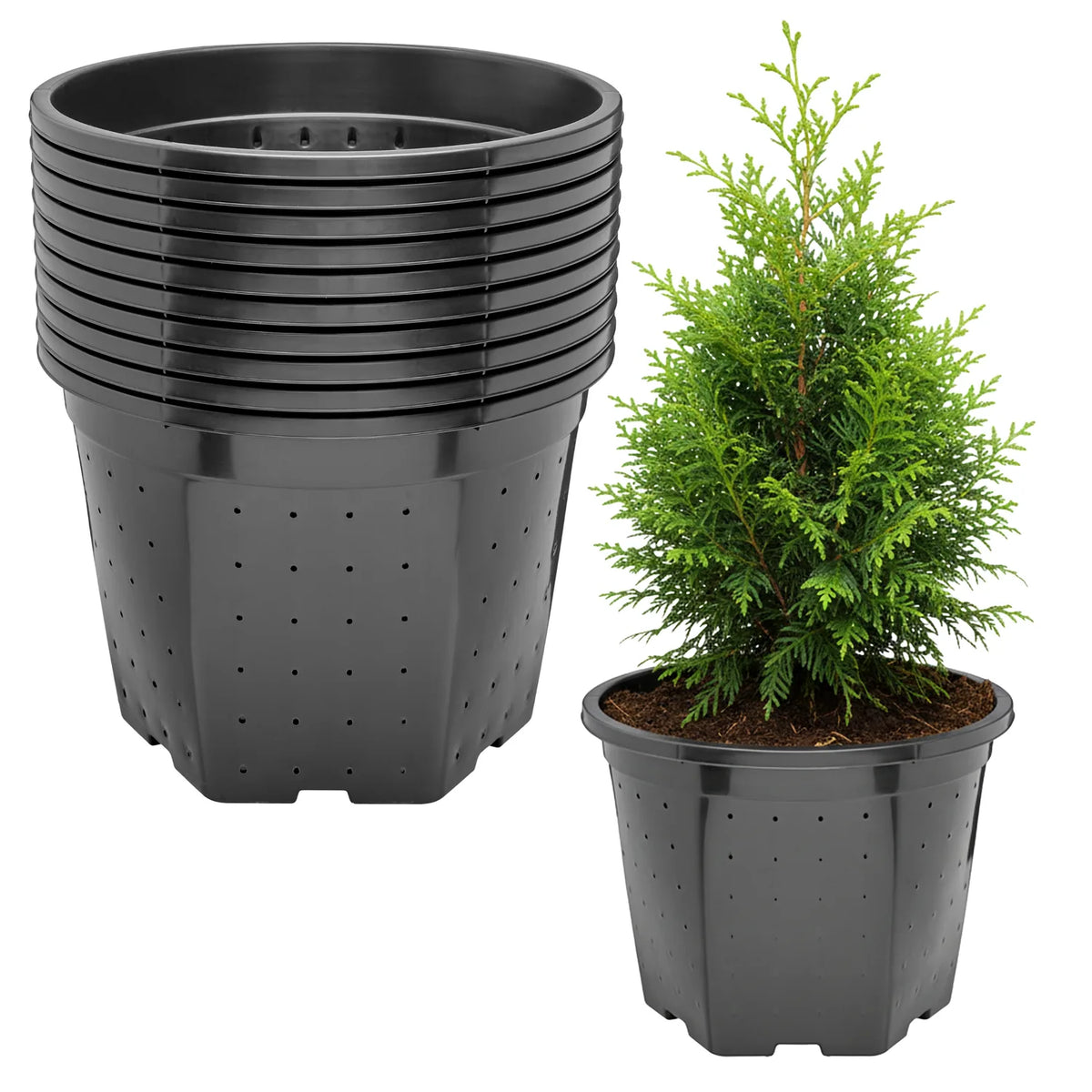#Größe_Ø25 x 20 cm (7,5L)#Set_10 Töpfe