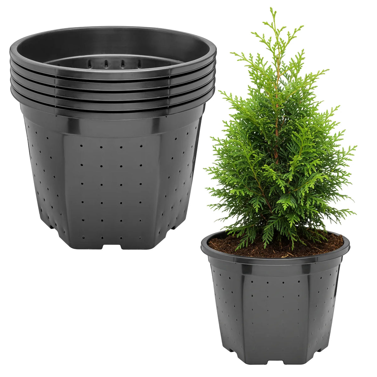 #Größe_Ø25 x 20 cm (7,5L)#Set_5 Töpfe