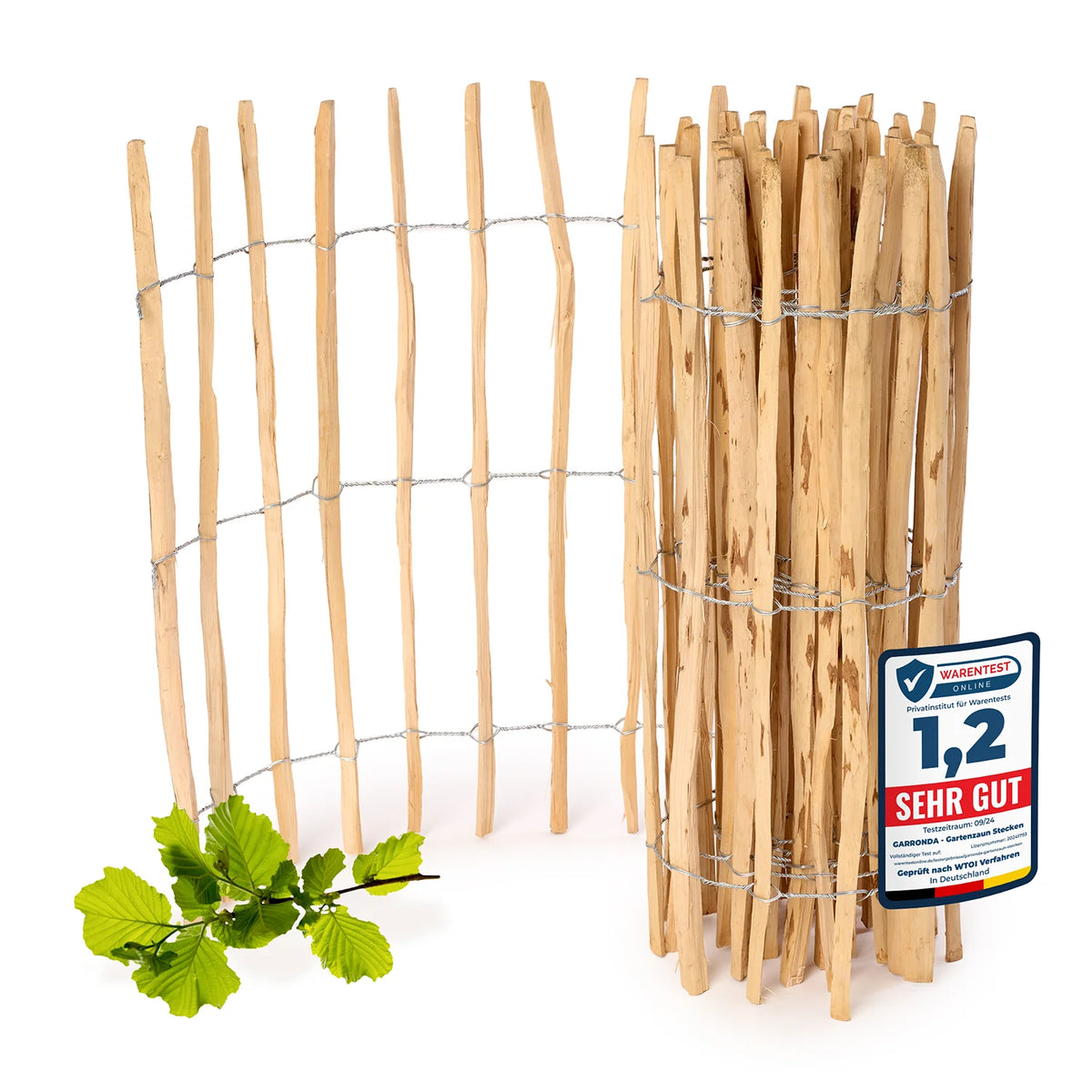 #Farbe_Natural (Elementabstand 7-8 cm)#Größe_100 cm x 5m