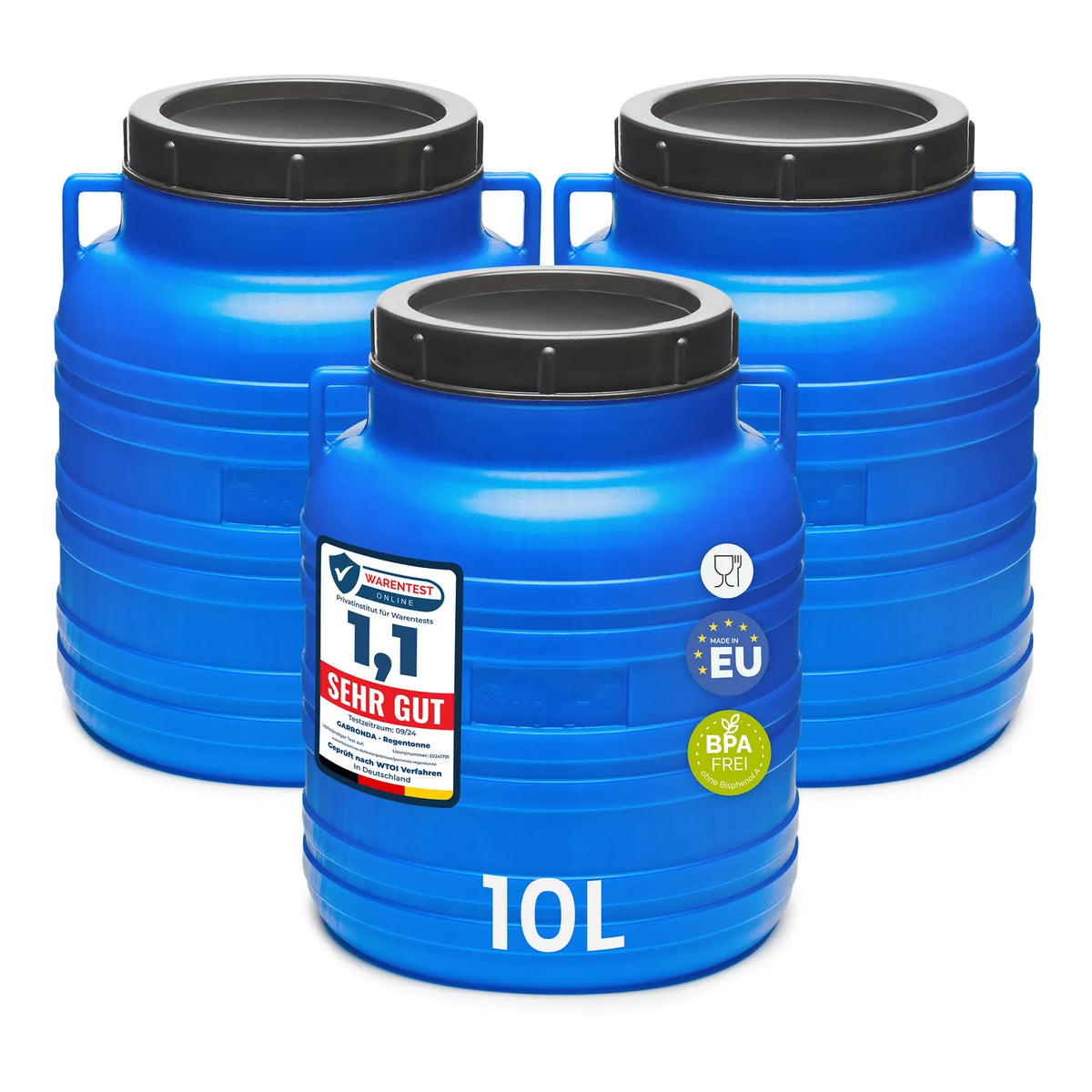 #Farbe_Blau#Set_3 Fässer