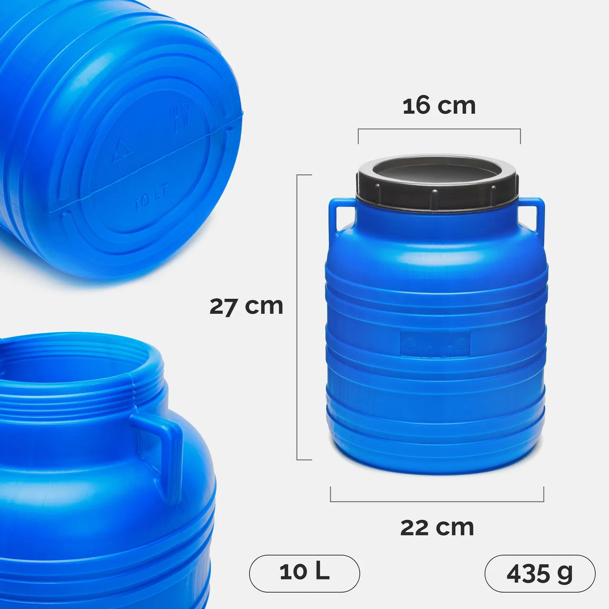 #Farbe_Blau#Kapazität_10 L