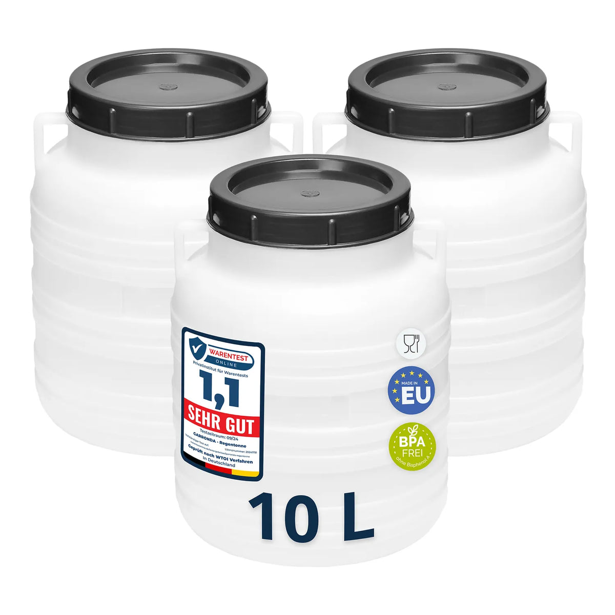#Farbe_Weiß#Set_3 Fässer