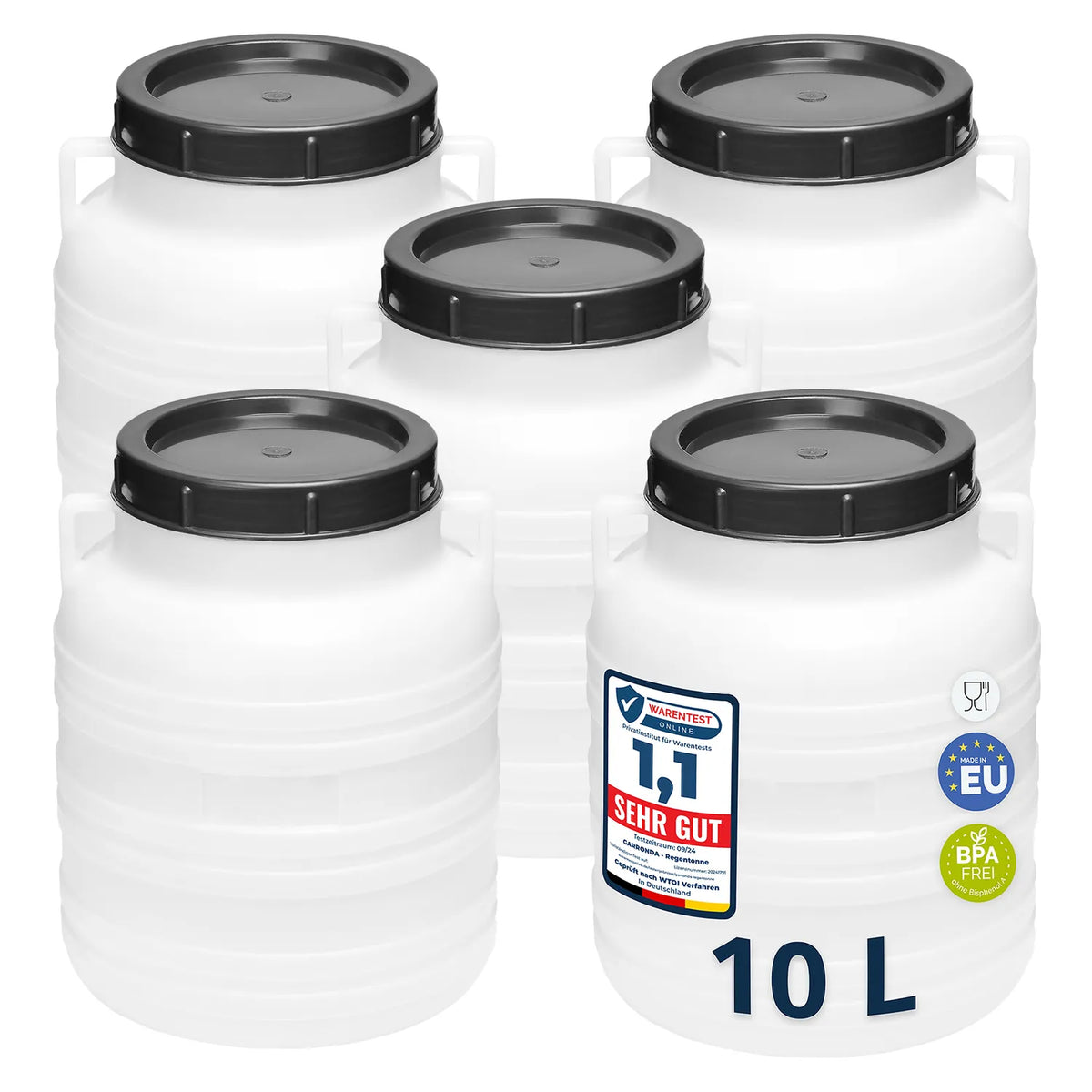 #Farbe_Weiß#Set_5 Fässer