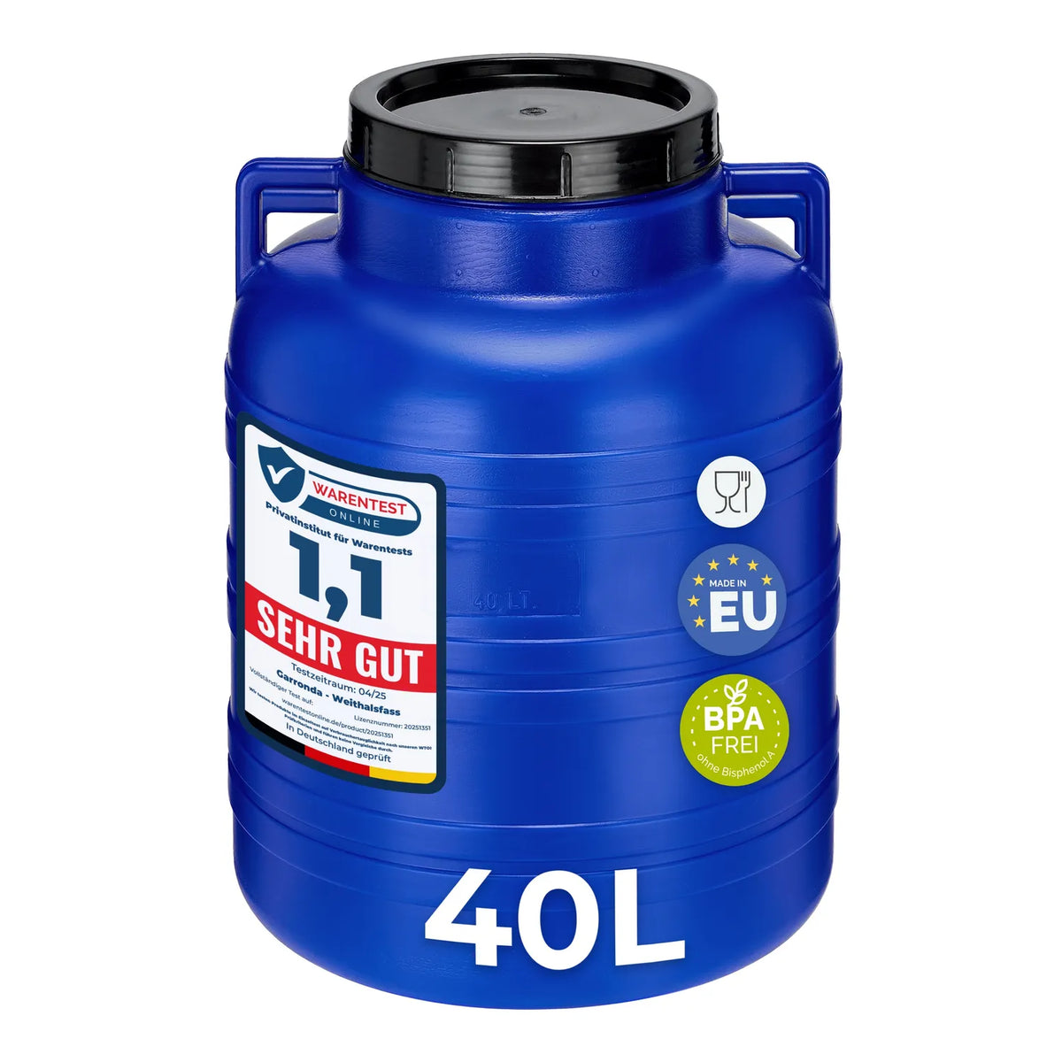 #Farbe_Blau#Kapazität_40 L