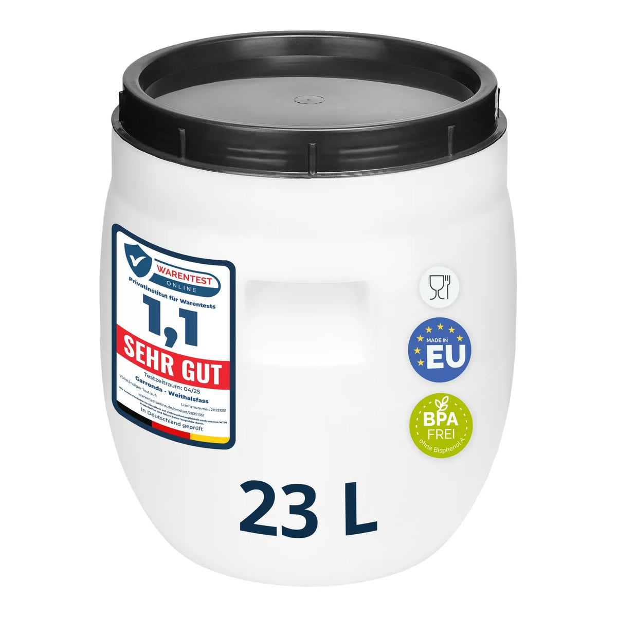 #Farbe_Weiß#Kapazität_23 L