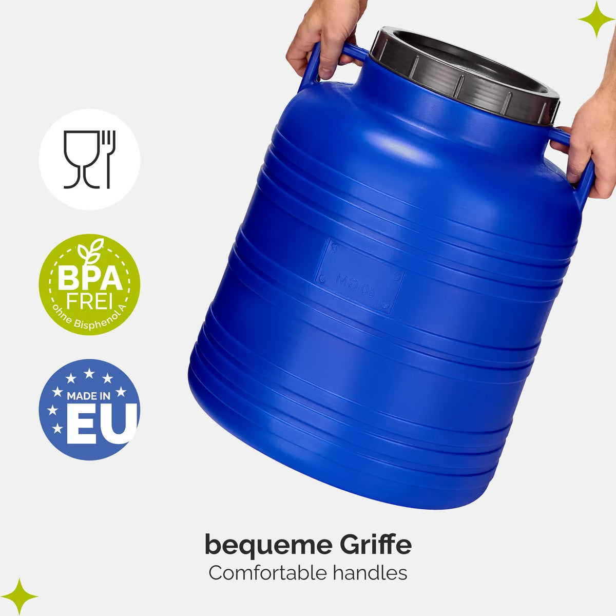 #Farbe_Blau#Kapazität_60 L