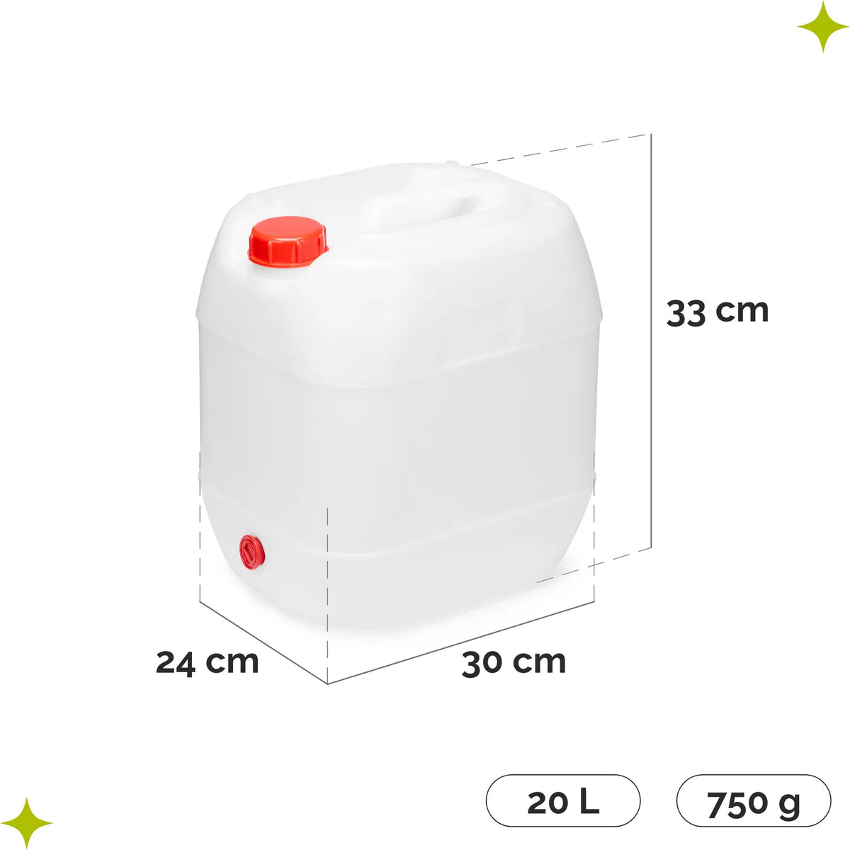 #Farbe_Weiß#Kapazität_20 Liter