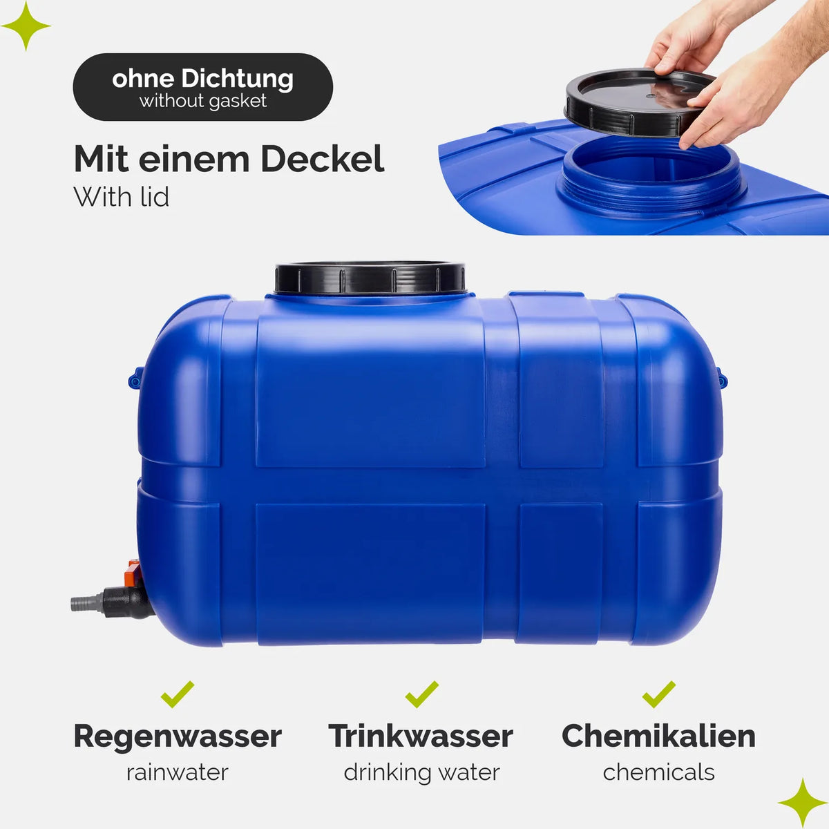#Farbe_Blau#Kapazität_150 L
