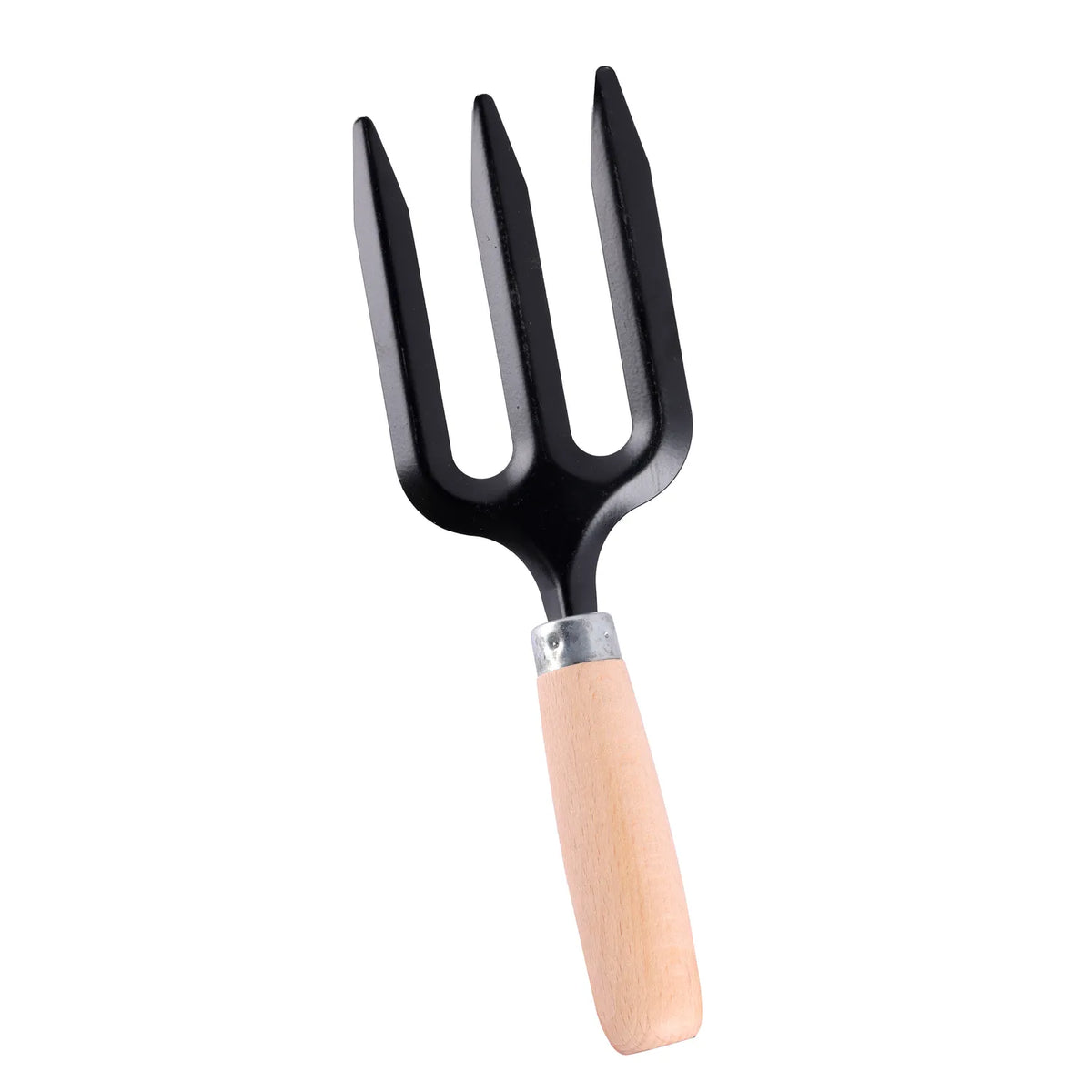 Mini-Gartengabel mit Buchenholzgriff für den Garten Blumengabel GD-0005